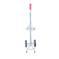 Oxygen gas cylinder trolley for hospital use