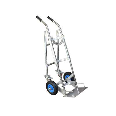 40L Hand Trolley Cart Cylinder Industry Cylinder Cart For Swamless Steel Gas Cylinders