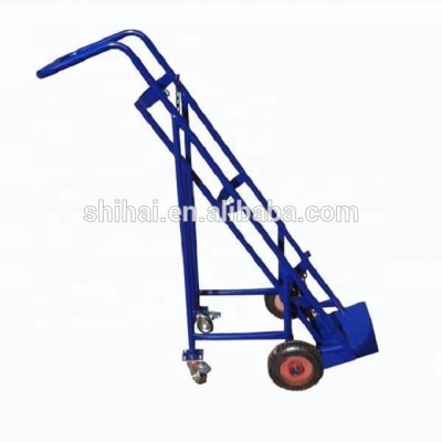 Dual purpose gas cylinder trolley for medical or industry