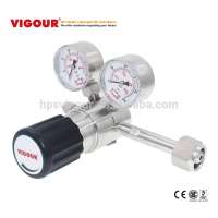 High pressure critical purity gas regulator